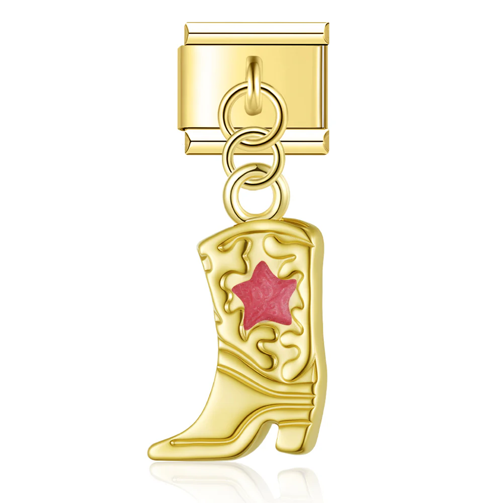 Cowboystiefel Stern Anhänger
