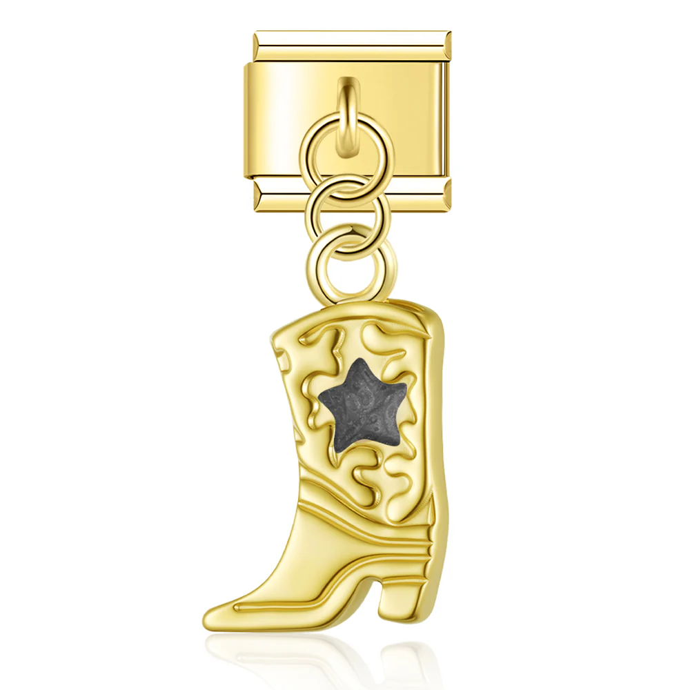 Cowboystiefel Stern Anhänger - Image 2