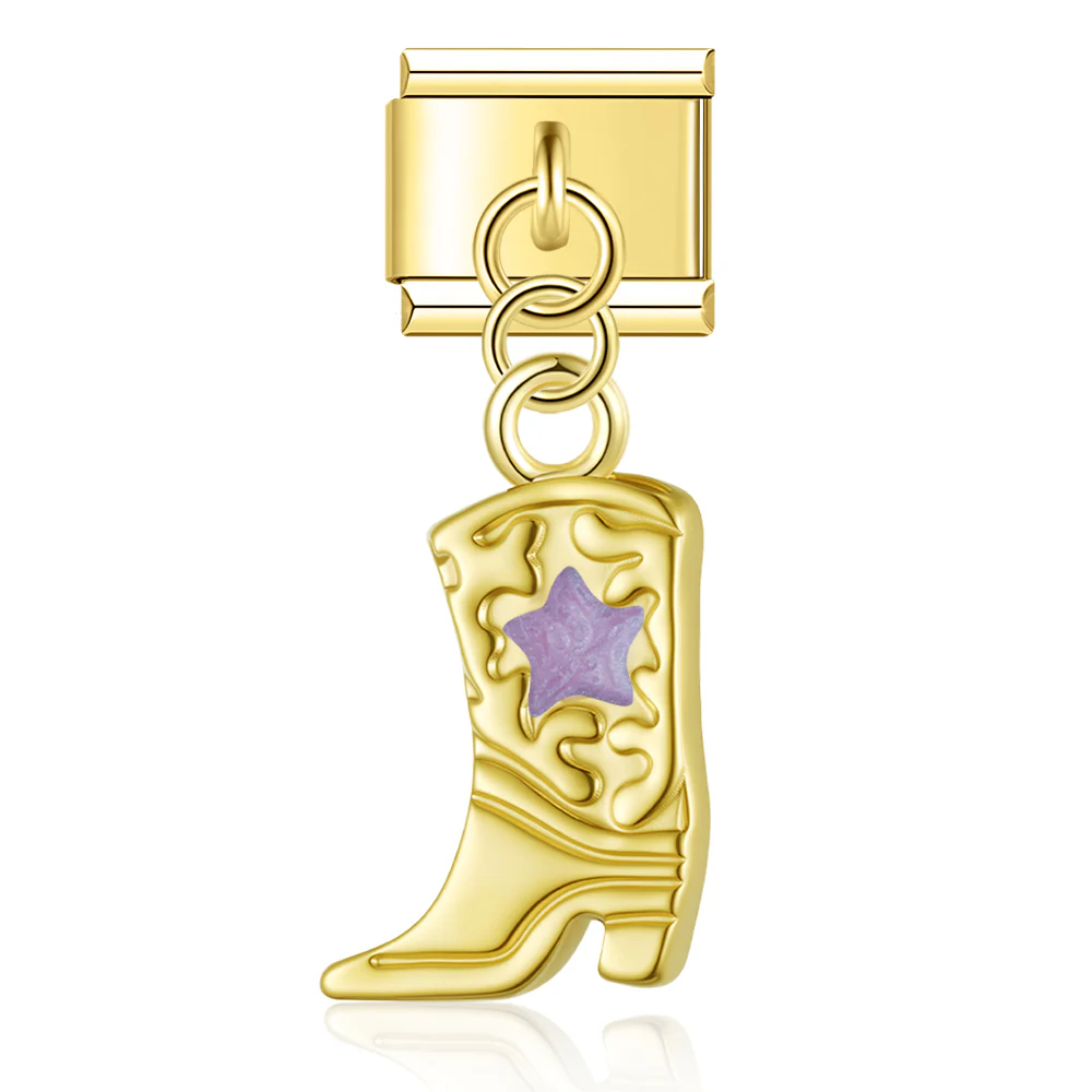 Cowboystiefel Stern Anhänger - Image 4