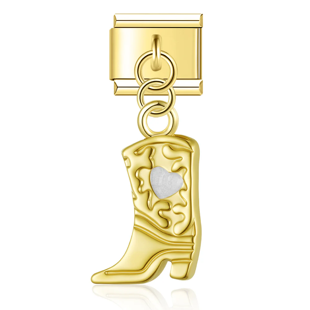 Cowboystiefel Herz Anhänger - Image 3