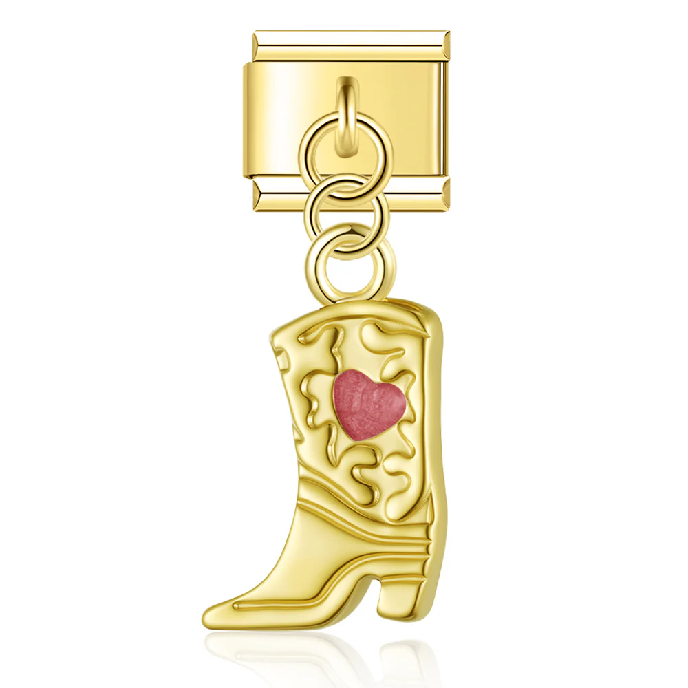 Cowboystiefel Herz Anhänger - Image 4