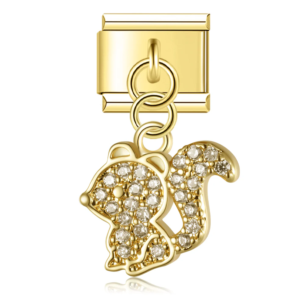 Eichhörnchen Gold Anhänger