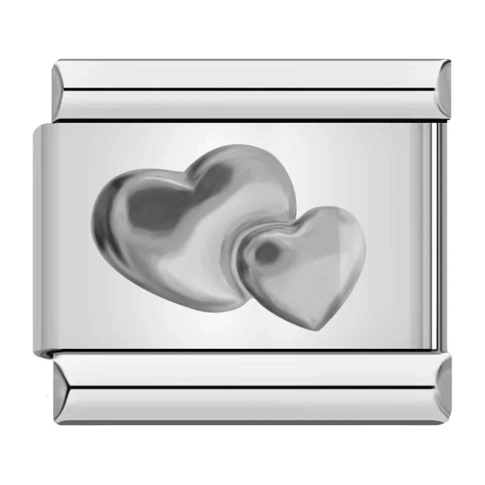 Doppelherz silber
