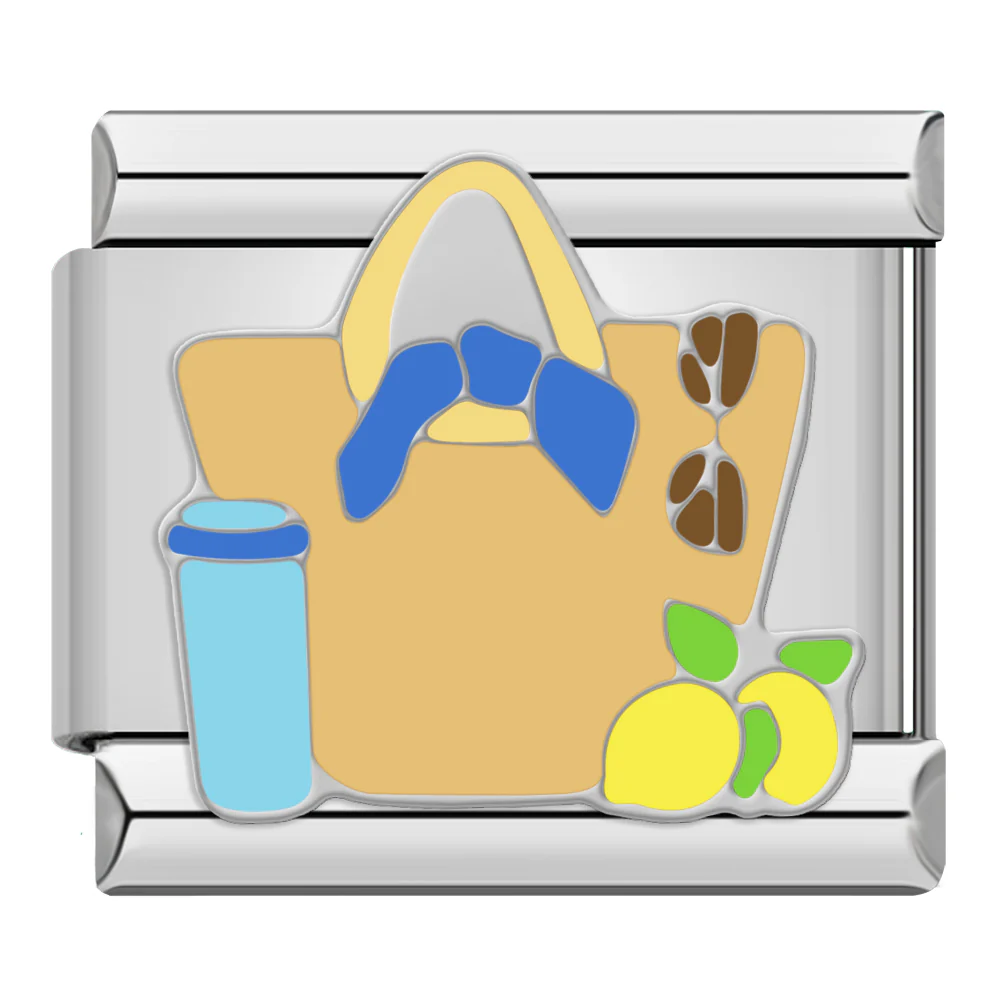 Strandtasche Silber