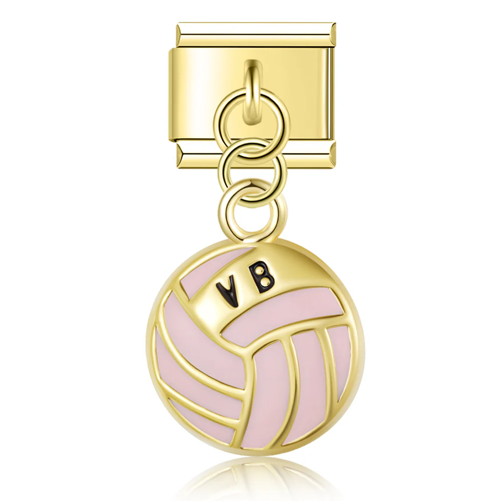 Volleyball Anhänger Rosa