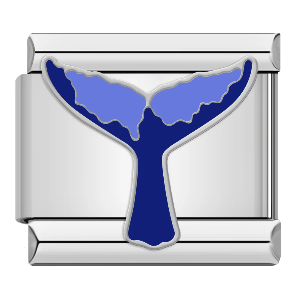Walflosse Silber